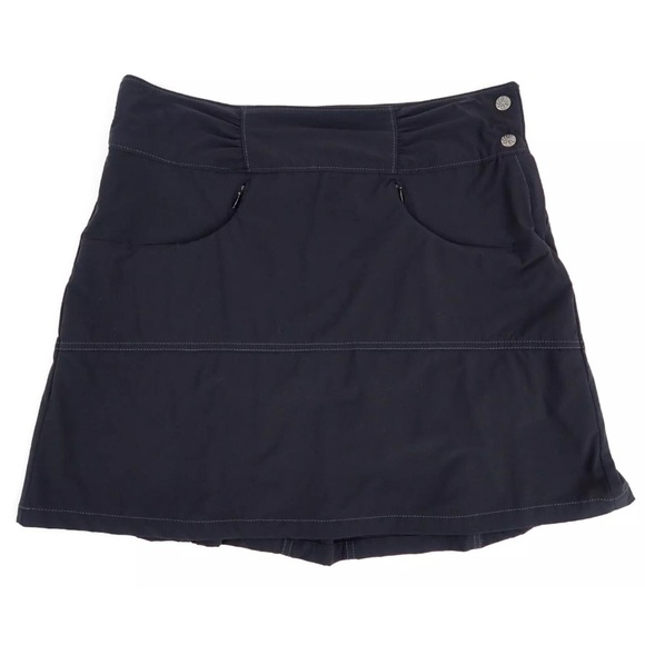 Athleta Short Skirt Skort Womens Size 6 Side Zip and Buttons - Picture 10 of 11